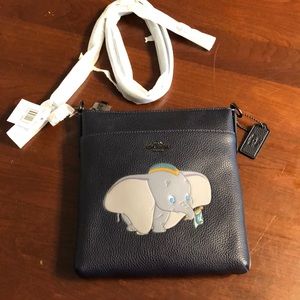 New - Coach Disney Dumbo Kitt Ink/Navy bag/purse